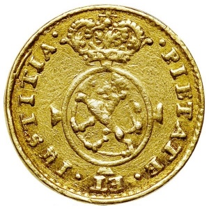 Реверс монеты Норвегия, 2 дуката, 1670