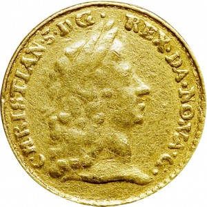 Аверс монеты Норвегия, 2 дуката, 1674