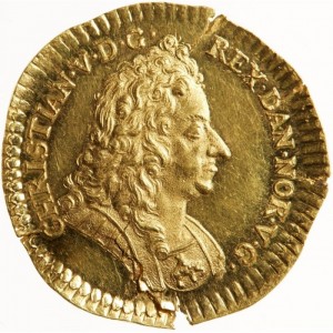 Аверс монеты Норвегия, 2 дуката, 1697