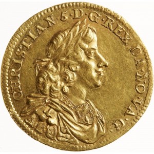 Аверс монеты Норвегия, 4 дуката, 1671