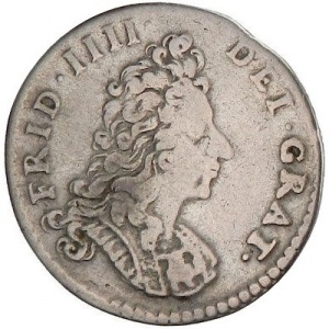 Аверс монеты Норвегия, 8 скиллингов, 1700-1702