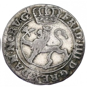 Аверс монеты Норвегия, 8 скиллингов, 1727-1730