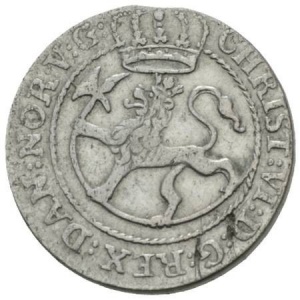 Аверс монеты Норвегия, 8 скиллингов, 1730-1735
