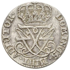 Аверс монеты Норвегия, 12 скиллингов, 1717-1724