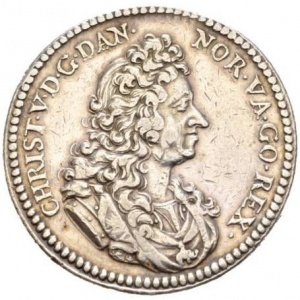 Реверс монеты Норвегия, 3 кроны, 1699, Смена трона