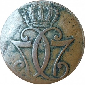 Аверс монеты Норвегия, 1 скиллинг, 1771
