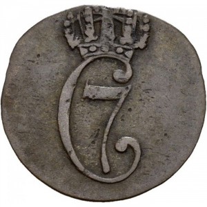 Аверс монеты Норвегия, 1 скиллинг, 1779-1780