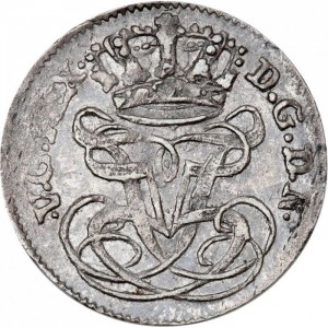 Аверс монеты Норвегия, 2 скиллинга, 1761-1764