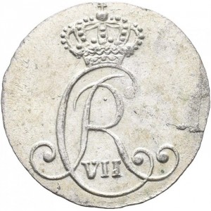 Аверс монеты Норвегия, 2 скиллинга, 1800-1807