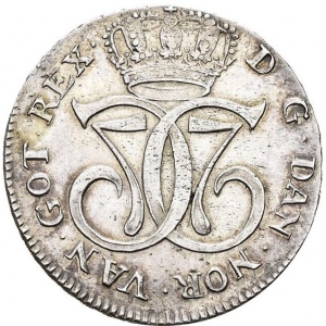 Аверс монеты Норвегия, 24 скиллинга, 1767