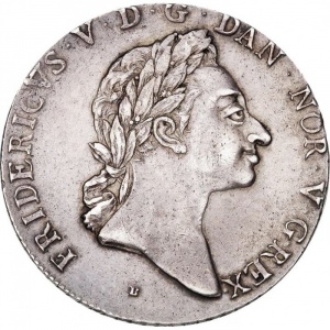 Аверс монеты Норвегия, 1 спесие далер, 1765