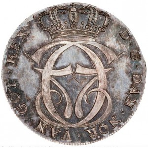 Аверс монеты Норвегия, 1 спесие далер, 1767-1768