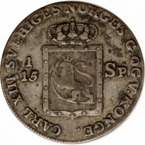 Аверс монеты Норвегия, 8 скиллингов, 1817