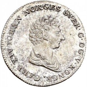 Аверс монеты Норвегия, 8 скиллингов, 1825-1827