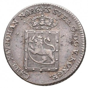 Аверс монеты Норвегия, 24 скиллинга, 1823-1824