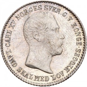 Аверс монеты Норвегия, 24 скиллинга, 1862