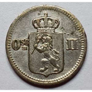 Аверс монеты Норвегия, 10 эре, 1874-1875