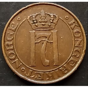 Аверс монеты Норвегия, 1 эре, 1908-1952