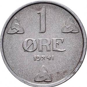 Реверс монеты Норвегия, 1 эре, 1941-1945