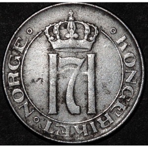 Аверс монеты Норвегия, 2 эре, 1917-1920