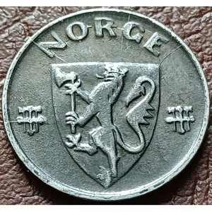 Аверс монеты Норвегия, 2 эре, 1943-1945