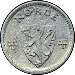 Аверс монеты Норвегия, 10 эре, 1941-1945