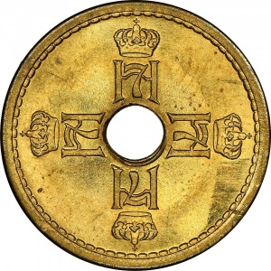 Аверс монеты Норвегия, 25 эре, 1942