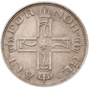 Аверс монеты Норвегия, 50 эре, 1920-1923