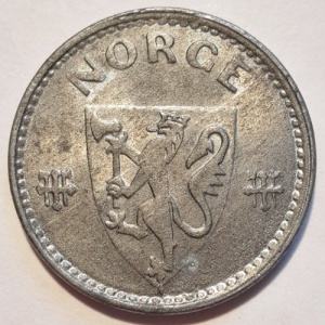 Аверс монеты Норвегия, 50 эре, 1941-1945