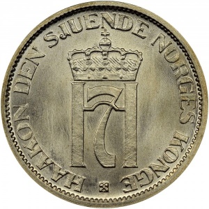 Аверс монеты Норвегия, 1 крона, 1951-1957