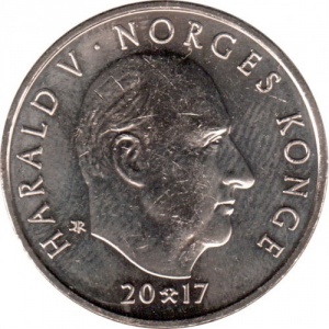 Аверс монеты Норвегия, 20 крон, 2017, 100 лет Первому собранию саамов