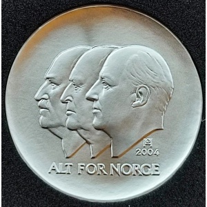Аверс монеты Норвегия, 100 крон, 2004, 100 лет Независимости