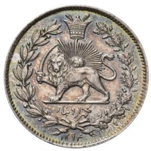 Реверс монеты Иран, 1000 динаров, 1877-1881
