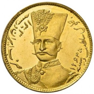 Аверс монеты Иран, 1 туман, 1880-1896