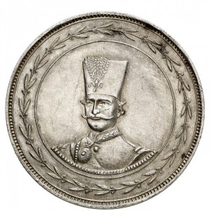 Аверс монеты Иран, 1 туман, 1884