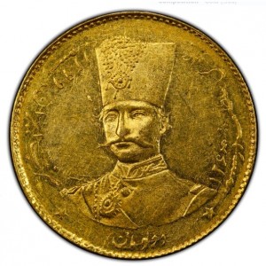 Аверс монеты Иран, 2 тумана, 1880-1882