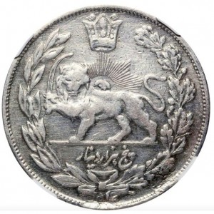 Реверс монеты Иран, 5000 динаров, 1906