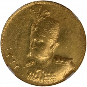 Аверс монеты Иран, 2 тумана, 1905