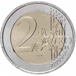 Реверс монеты Австрия, 2 евро, 2005, 50 лет подписанию договора о нейтралитете Австрии