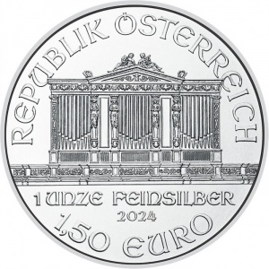 Аверс монеты Австрия, 1½ евро, 2008-2026, Венская филармония