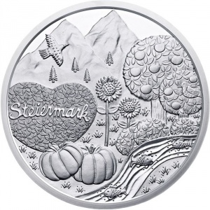Реверс монеты Австрия, 10 евро, 2012, Земли Австрии - Штирия