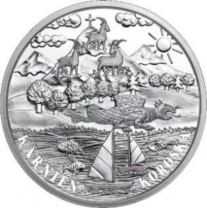 Реверс монеты Австрия, 10 евро, 2012, Земли Австрии - Каринтия