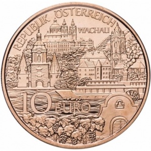 Аверс монеты Австрия, 10 евро, 2013, Земли Австрии - Нижняя Австрия