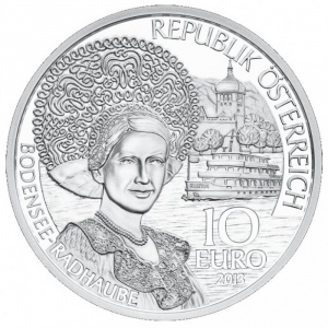 Аверс монеты Австрия, 10 евро, 2013, Земли Австрии - Форарльберг