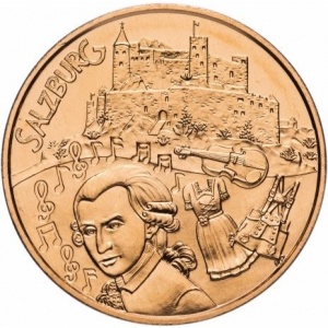 Реверс монеты Австрия, 10 евро, 2014, Земли Австрии - Зальцбург