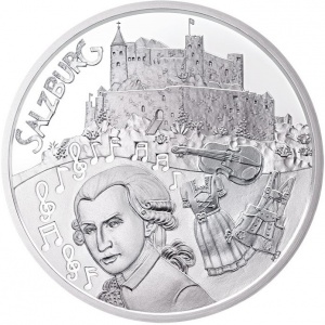 Реверс монеты Австрия, 10 евро, 2014, Земли Австрии - Зальцбург