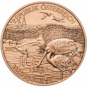 Аверс монеты Австрия, 10 евро, 2015, Земли Австрии - Бургенланд
