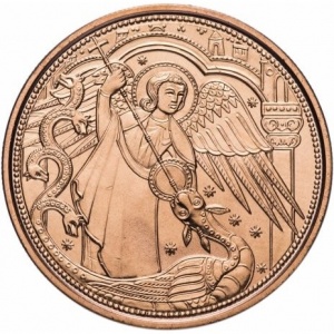 Реверс монеты Австрия, 10 евро, 2017, Посланники небес - Архангел Михаил