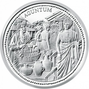 Реверс монеты Австрия, 20 евро, 2011, Рим на Дунае - Агунтум