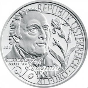 Аверс монеты Австрия, 20 евро, 2011, Николаус Жакен